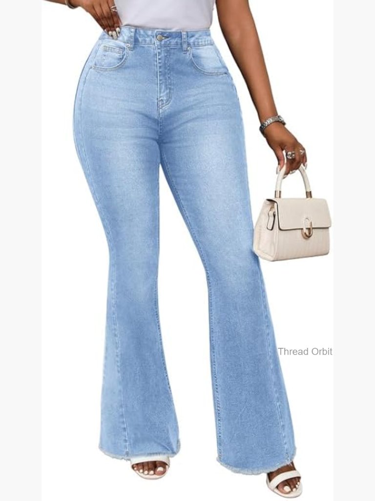 Super Stretchy Skinny Jeans High Waisted Denim Pants Work Pants